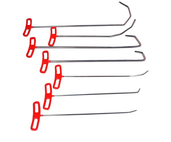 

procraft pdr paintless dent repair pdr rod set 7 pcs (spring steel)
