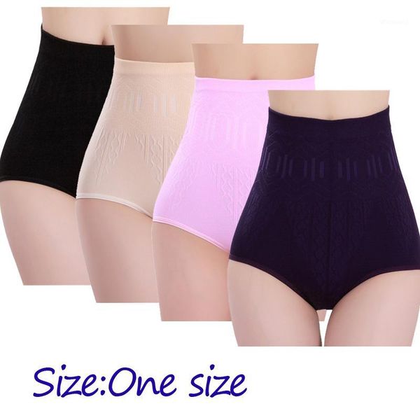 

womens high waist underpants briefs shapewear cotton tummy shaper seamless1, Black;white