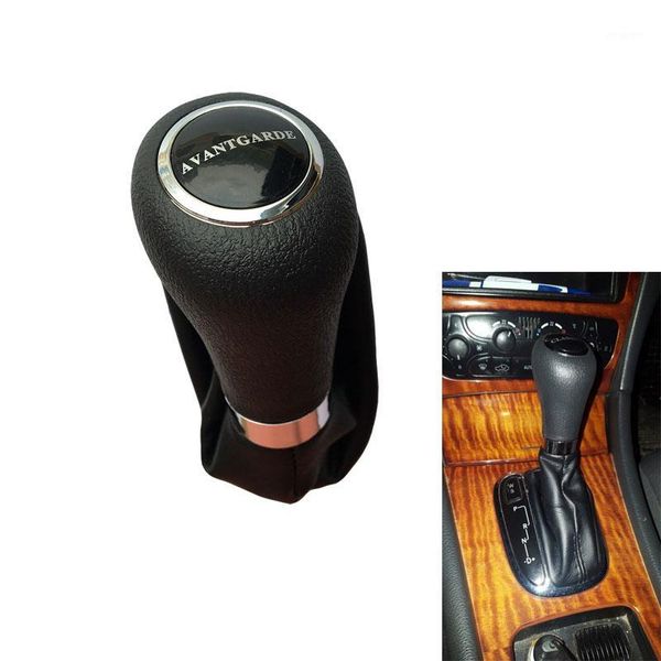 

shift knob automatic at car gear with leather boot for c class w203 w209 classic avantgarde elegance1