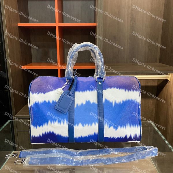 

new luxurys designers fashion duffel bags men female travel bags large capacity holdall carry on luggage weekender bag handbag ing