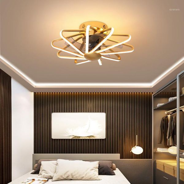 

electric fans 2021 fan lights restaurant light bedroom ceiling lamp decoration lighting ac110v ac220v pure copper motor1