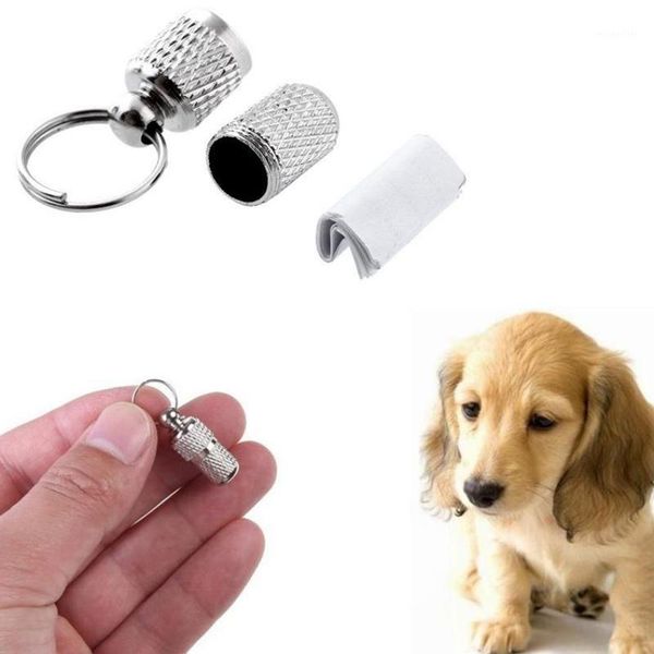 

dog tag,id card pet cat address label barrel storage tube silver identification drop 1