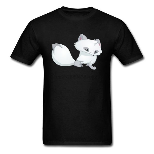 

cute arctic fox pure cotton t shirt for men custom design t shirts 2018 short sleeve tees sport hooded sweatshirt hoodie
