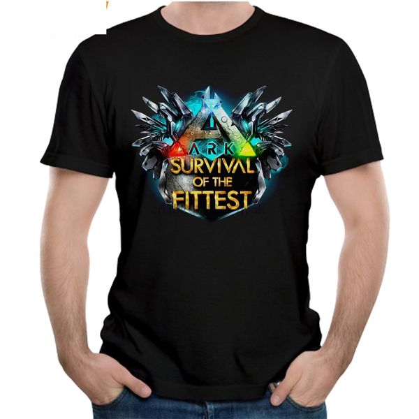

novelty ark survival evolved homme man 3d print round collar 3d print 100% cotton hoodie designers t shirts sweatshirt