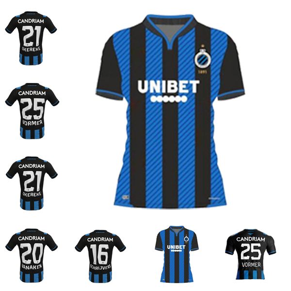 

size s-xxl 2020 club brugge kv soccer jerseys 20 21 home vanaken okereke vormer bruges football shirts, Black;yellow