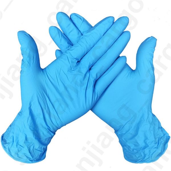

factoryhnowpowder disposable work nitrile latex a grade without rubber anti-skid anti-acid protective household cleaning gloves d31