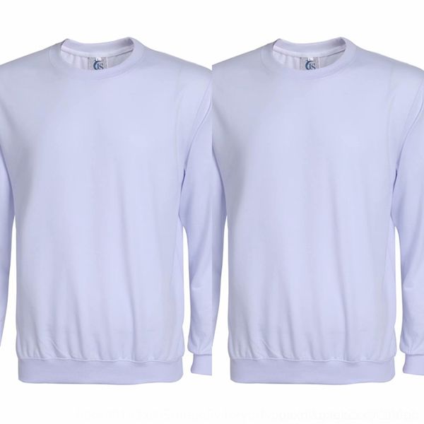 

9rwld spring sweater and thin solid color pullover pulloverembroidered pulloverround neck pullover autumn printing enterprise team embroider, Black