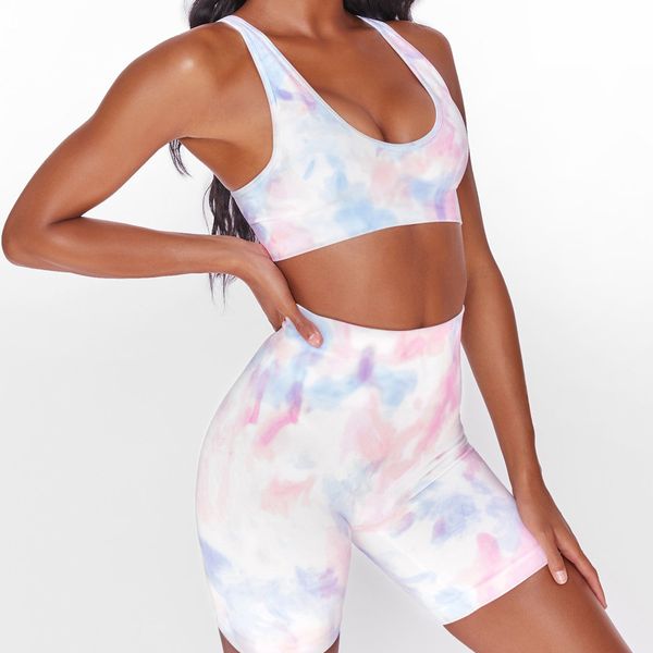 

gym clothing 2021 autumn european and american independent station one-shoulder short vest fitness leggings two-piece yoga suit women, White;black