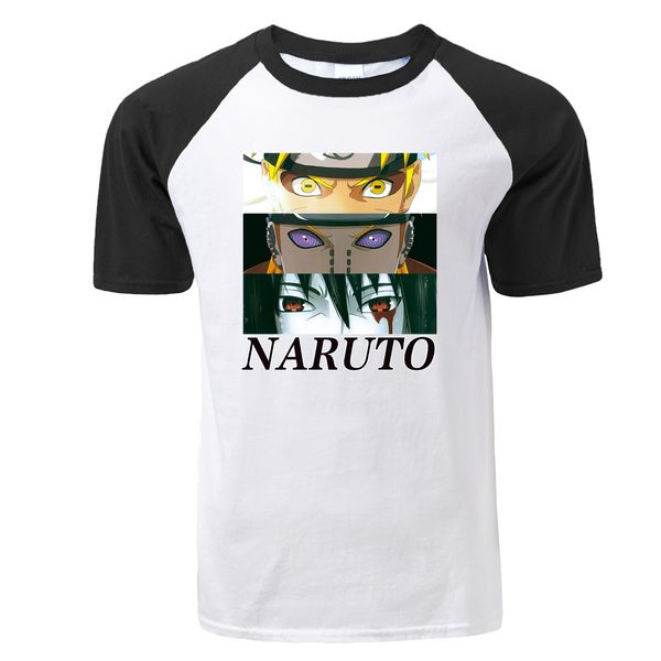 

fashion naruto eyes akatsuki team cool japanese anime casual hip hop harajuku tshirt streetwear hooded sweatshirt hoodie men t shirt