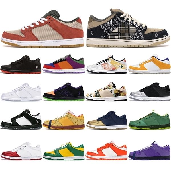 

women mens pro dunk sb low skateboard running shoes travis scotts viotech metallic silver brazil fashion lace up trainers sport sneakers
