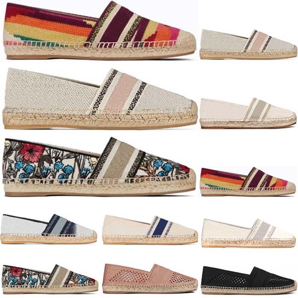 

luxurys designers shoes white canvas flower fisherman oblique plimsolls patchwork women flat granville espadrilles espadrille low hibiscus, Black