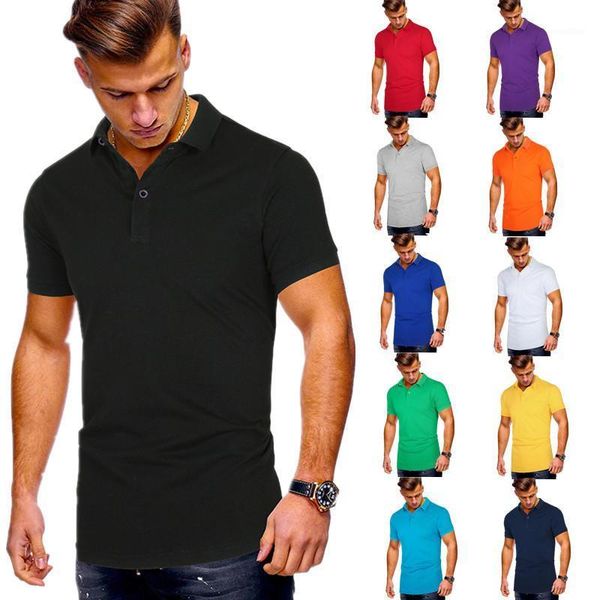 

summer short sleeve shirt men 2021 summer casual fashion & business good quality polos shirts para hombre 11 colors1, White;black