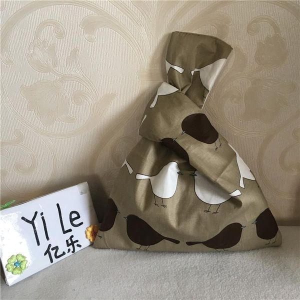 

yile handmade хлопок twill wrap tword узел узкая сумка монета телефон сумка любовь птица хаки база 8415h h jllpsz