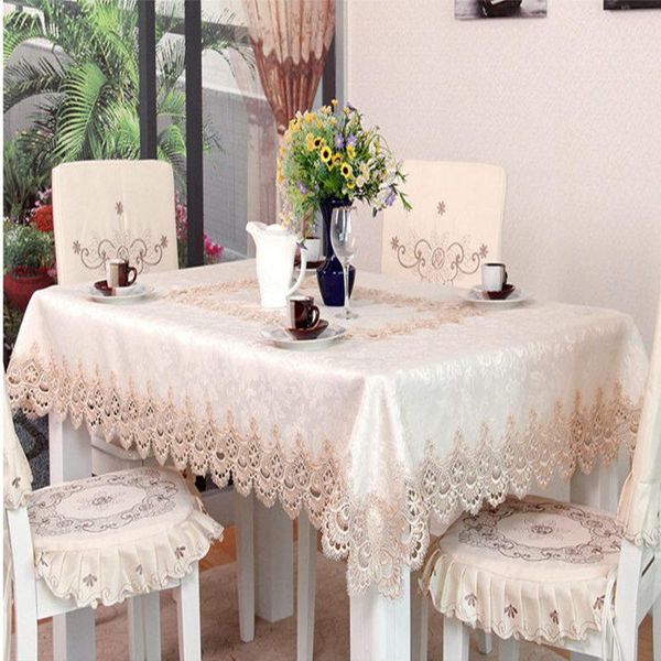 

table cloth european embroidered tablecloth dining square tv cabinet cover for wedding elegant dustproof towel
