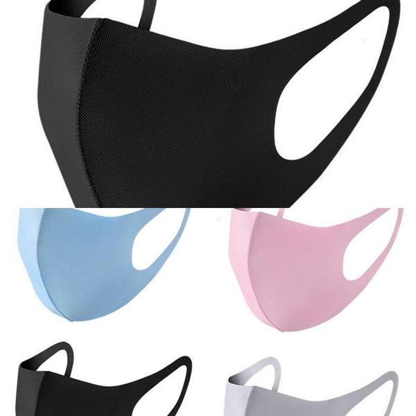 

unisexrespirator pm2.5 anti cover dust mask face mouth dustproof anti-bacterial reusable ice silk washable cotton masks tools in stock