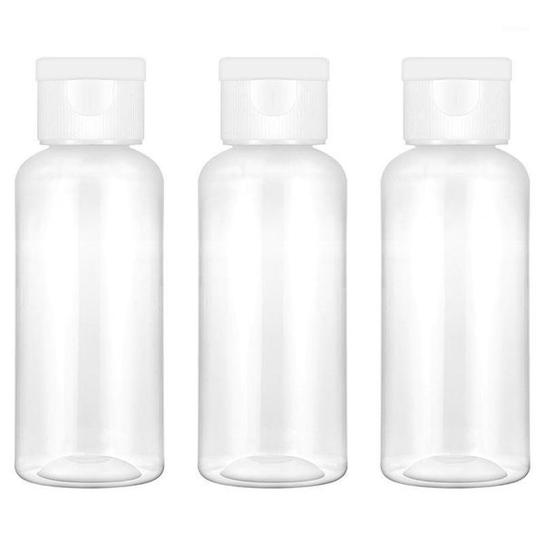 

16pcs/8pcs 50ml portable clamshell empty refillable bottle travel container for cosmetic shampoo lotion (ramdom cap color)1