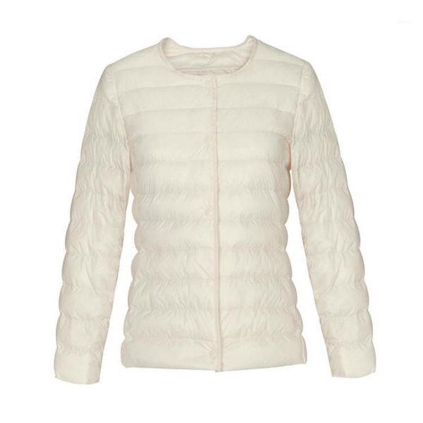 

womens winter casual down jackets 2019 fashion new females ultra light white duck down internal bladder warm slim short coats1, Black