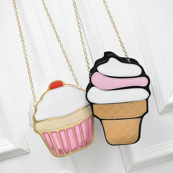 

ice cream bags for women 2020 new cute cartoon cupcake small bag shoulder chain female bag fashion trend female crossbody