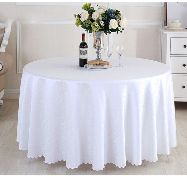 

luxurious round table cover round jacquard damask table cloth l wedding tablecloth machine washable fabric cloth table