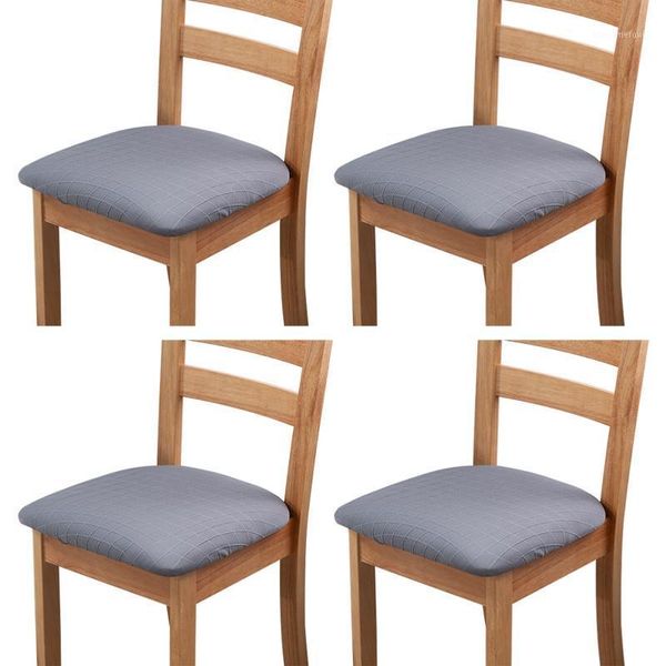 

4pcs with ties dustproof washable chair seat cover anti scratch dining room fashion printed soft kitchen furniture protector1