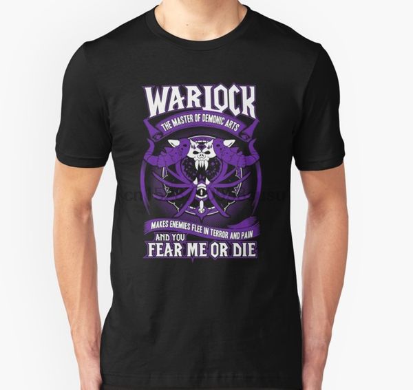 

men tshirt warlock the master of demonic arts wow slim fit t shirt printed t-shirt tees sport hooded sweatshirt hoodie