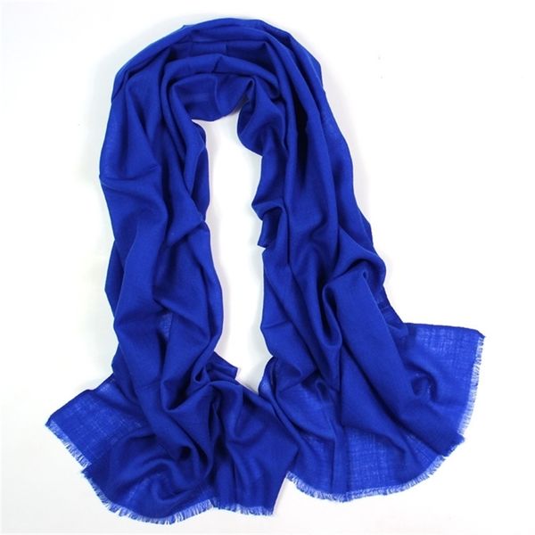 

new cotton linen solid color female women gift scarf y201007, Blue;gray