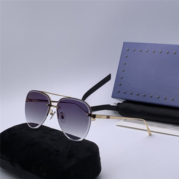 

women luxury designer sunglasses leisure most popular men vintage fashion brand design sunglasses 0436, White;black