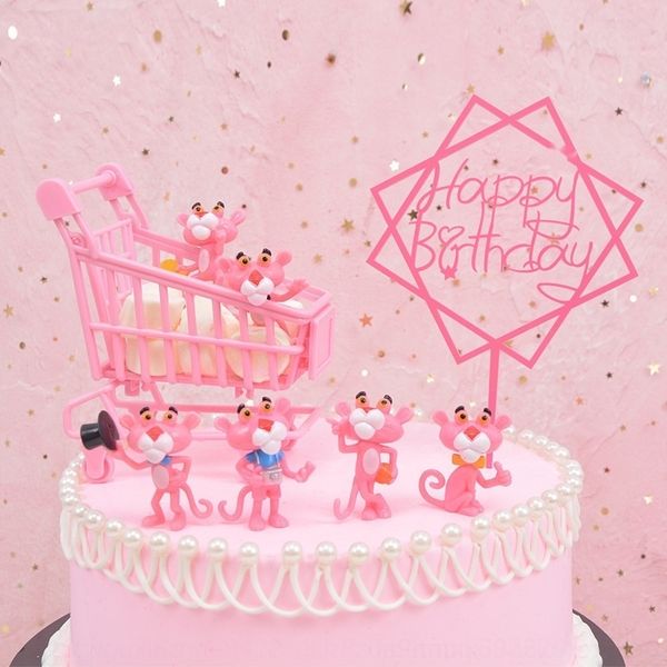 

dachz leopard mini pink leopard shopping cake cakecart cart mini pink shopping decoration cake decoration rwf8m