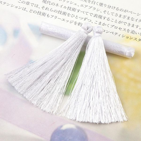 

10pcs handmade 65mm long thick big tassels 100 rayon silk tassel for diy accessories jewelry findings earring accessories h bbyygv