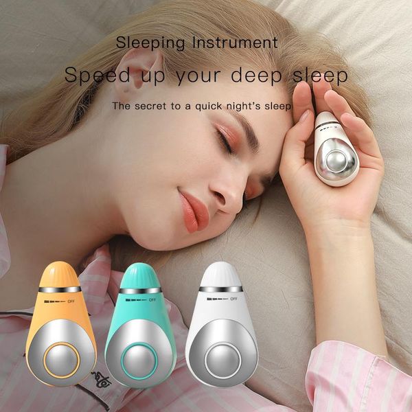

microcurrent pulse massage for insomnia anxiety mini handheld portable physiotherapy designed massager health care