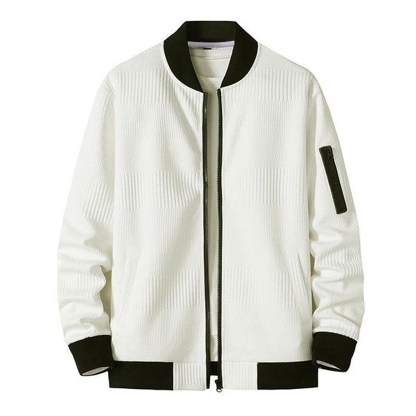 

men's jackets white streetwear baseball bomber jacket men 2021 brand cotton casual mens varsity and coats windbreaker outerwear xxxl, Black;brown