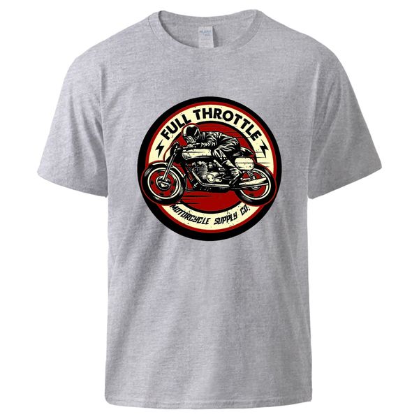 

new full throttle cafe racer rockabilly biker cool summer short sleeve casual black tee sport hooded sweatshirt hoodie men t shirt