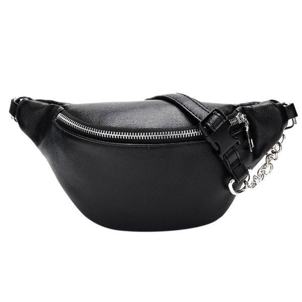 

fabala purse casual zipper belt bags outdoor waist packs portable multifunctional travel pu leather chest tote waist bag