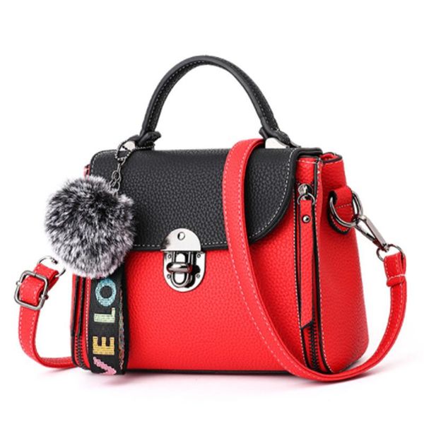 

new 2020 elegant shoulder bag women designer luxury handbags women bags patchwork sweet messenger crossbody bag for