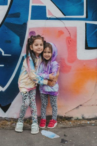 

girlymax girl fall hoodie baby girl tie dye hoodie girl tie dye lj200916, White