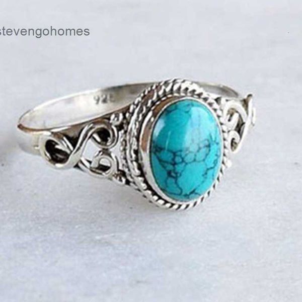 

women's inlaid green wedding turquoise ring for, Silver