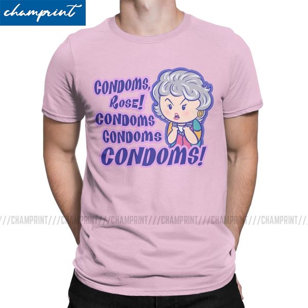 

condoms rose men's golden girls dorothy 80s friend tv funny round neck plus size clothes sport hooded sweatshirt hoodie men t shirt
