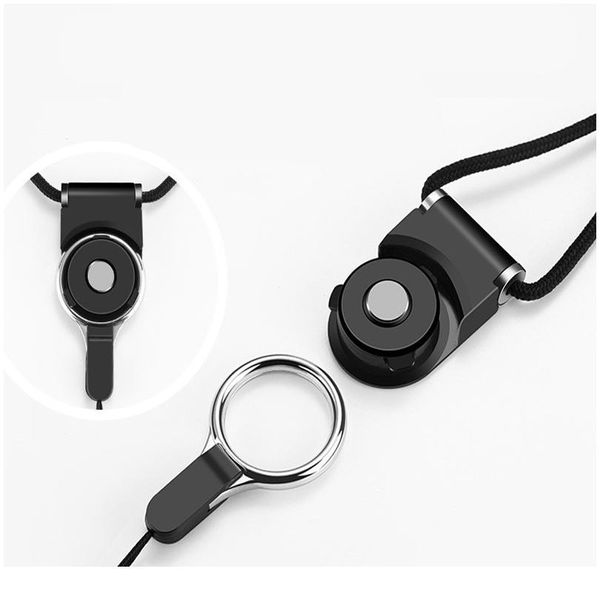

cell phone neck lanyard for keys detachable multifunction strap for id card key ring holder 12 colors mobile phone lanya jllagz