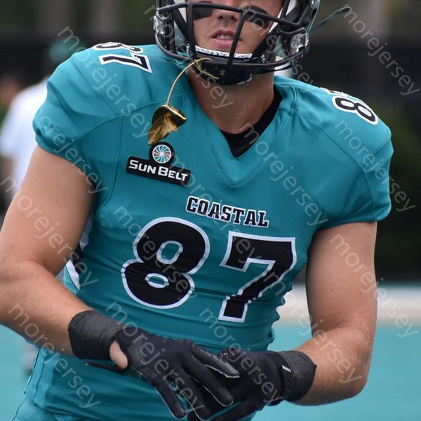 2020 Custom Coastal Carolina Chanticleers Football Jersey NCAA College