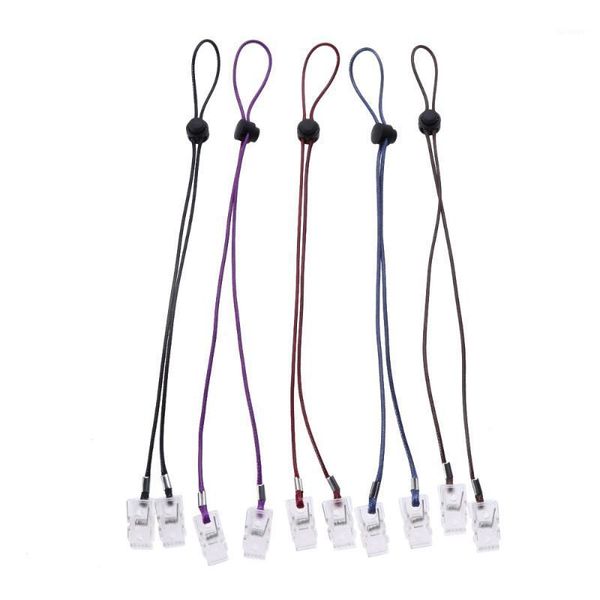 

5pcs napkin clip napkin bib chain flexible lanyard holder1