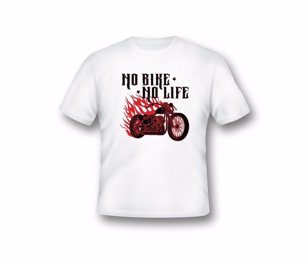 

sport summer 2019 short sleeve plus size no biker no life t shirt, men's, biker t shirt sayings, motorbike t shirt, 43 tee shirt