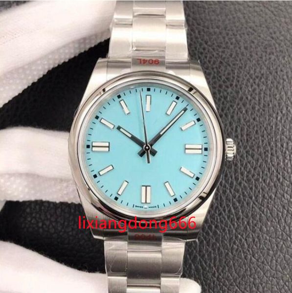 

7 colors lovers couples mens womens sapphire watch 31mm 41mm automatic mechanical stainless steel oyster perpetual motion wristwatche..., Slivery;brown
