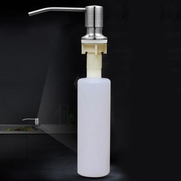 

soap dispenser for kitchen sink extension tube kit stainless steel er hand pump tube connects directly to soap bottle