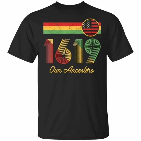 

1619 our ancestors african american black history vintage t-shirt size s-3xl harajuku hip hop tee shirt sport hooded sweatshirt hoodie