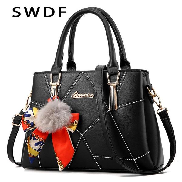 

ladies bags simple handbags luxury designer letters shoulder pompoms decoration crossbody bags women's killer clutches