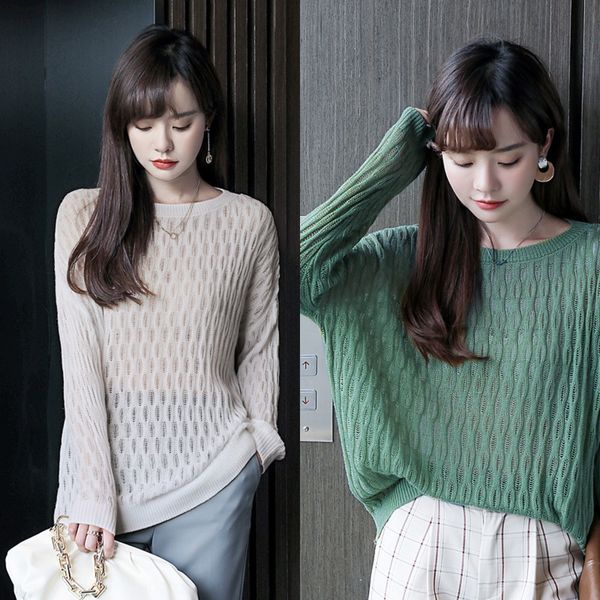

new women's hollow pullover in autumn and winter 2020 new women's hollow pullover in autumn and winter 2020 sweater sweater tzvyc, White;black