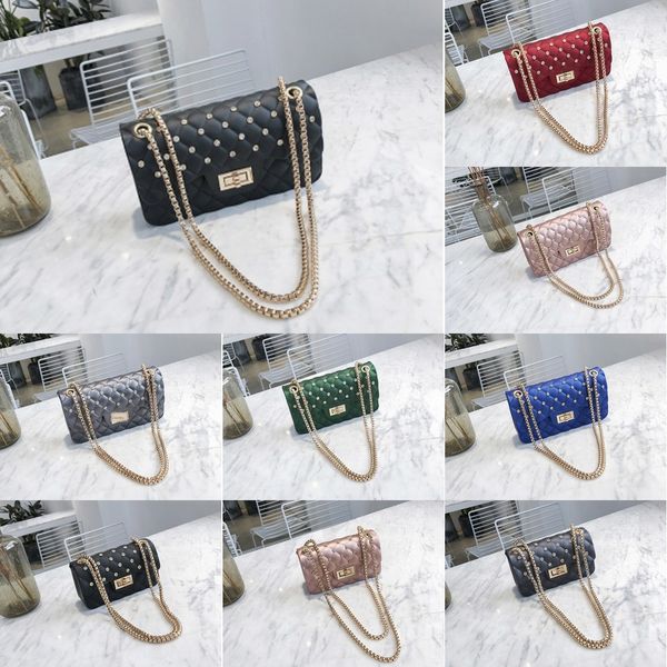

2020 new fashionable fashionrhombic jelly single shoulder cross over versatile 2020 summer new fashionable summer fashionrhombic jelly singl