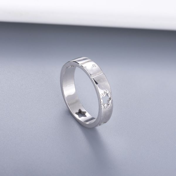 

Best Selling Man or Woman Ring Personality Simple for Lover Ring Fashion Ring High Quality Silver Plated Rings Jewelry Supply