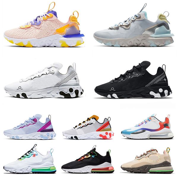 

2021 arrival trainers element 87 55 mens womens running shoes cactus jack trails schematic black white women sneakers