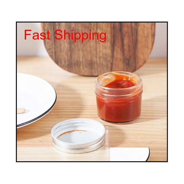 

10pkgs 4oz glass jars with lids(silver),mason jars,glass jars with lids,jam,baby foods,wedding favor,diy magnet qylrbm packing2010